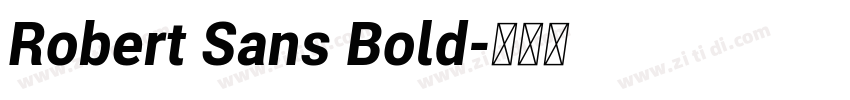 Robert Sans Bold字体转换